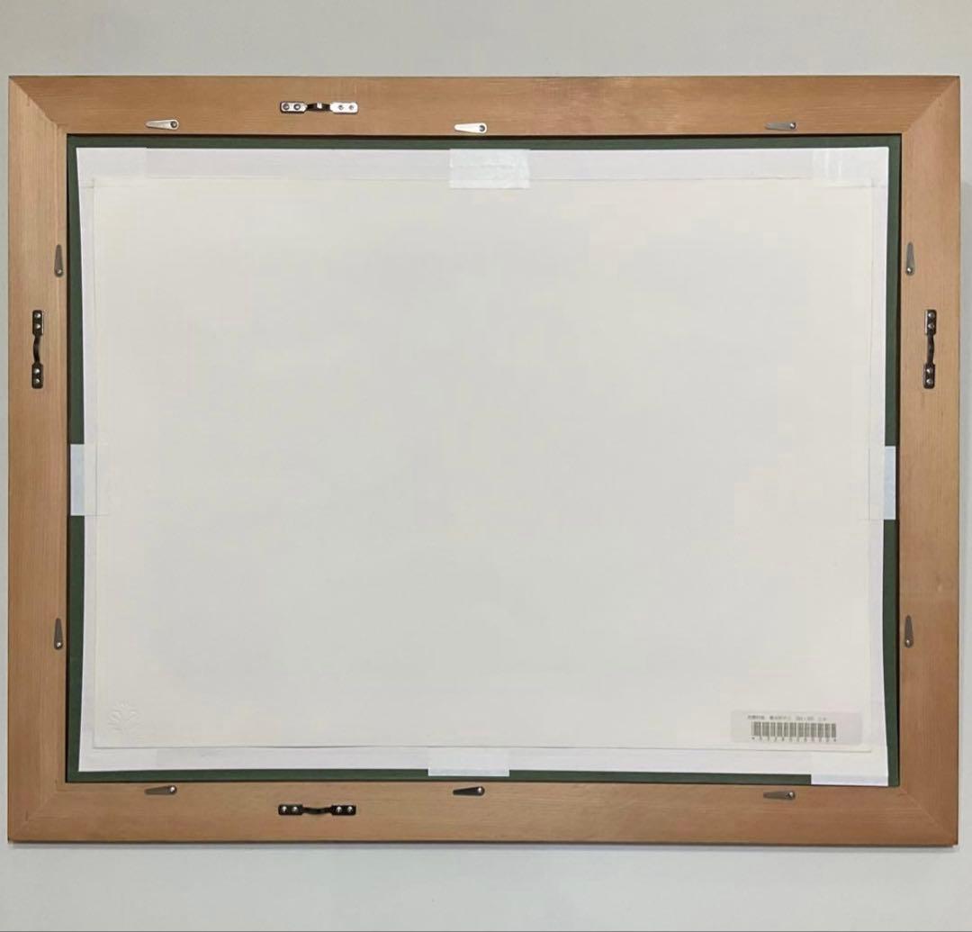 絵画・額縁・版画・志摩欣哉・春光朱不二・シルクスクリーン・美術品・インテリア