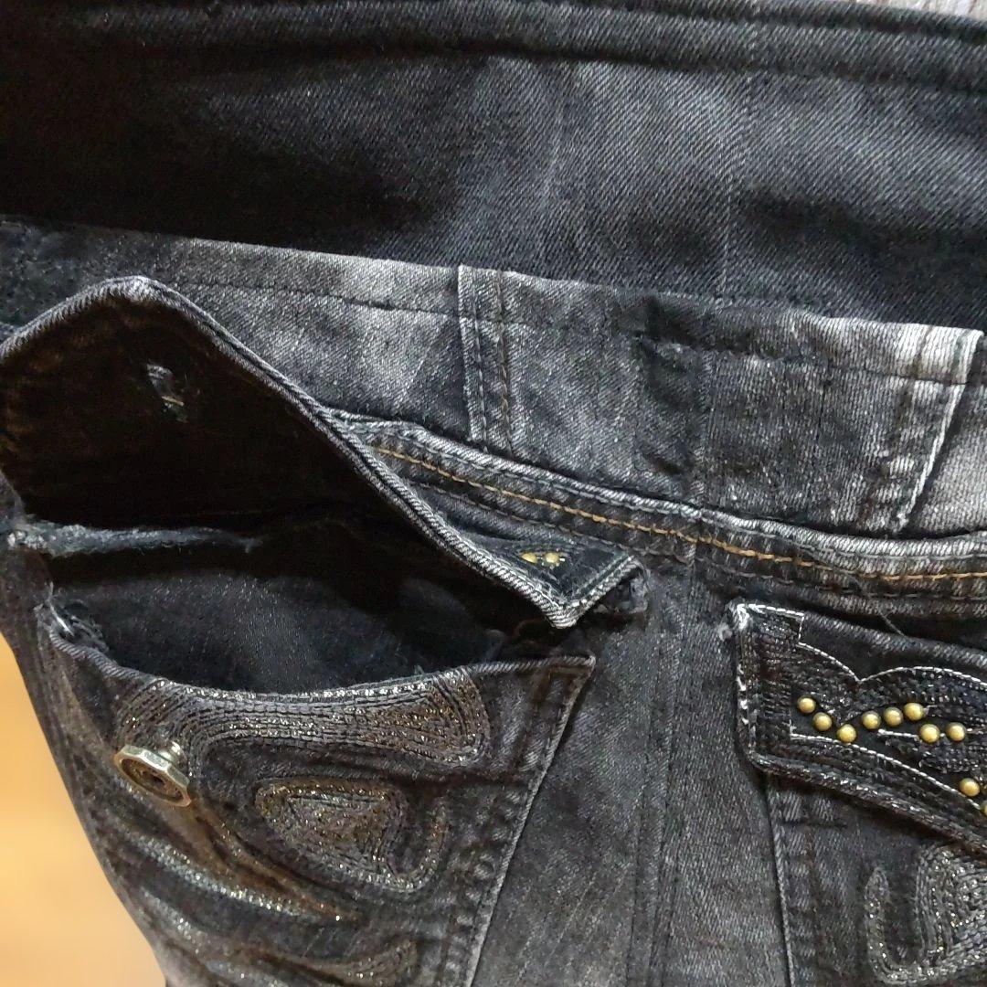 ハンドメイドデニムリメイクバッグ　ショルダー調整６８㎝～１３６㎝OK　男女兼用