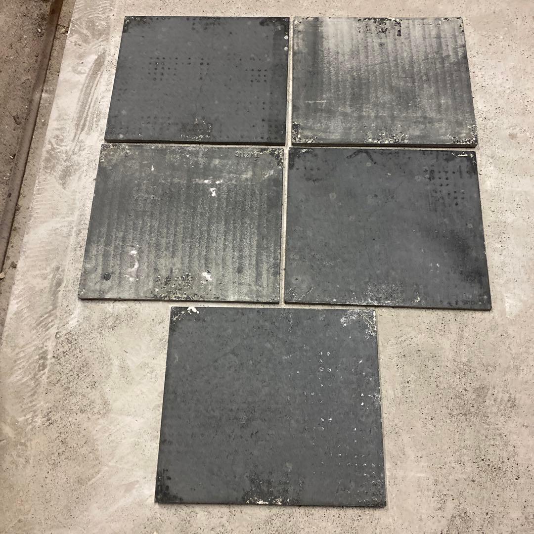 【中古品】陶芸　棚板35×40(厚10mm)5枚組29(スリット無し)