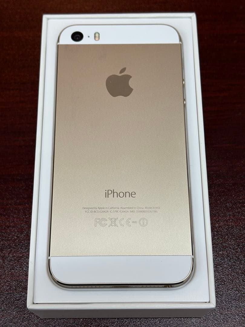 iPhone 5s 64GB ゴールド ME340J/A SoftBank 箱付