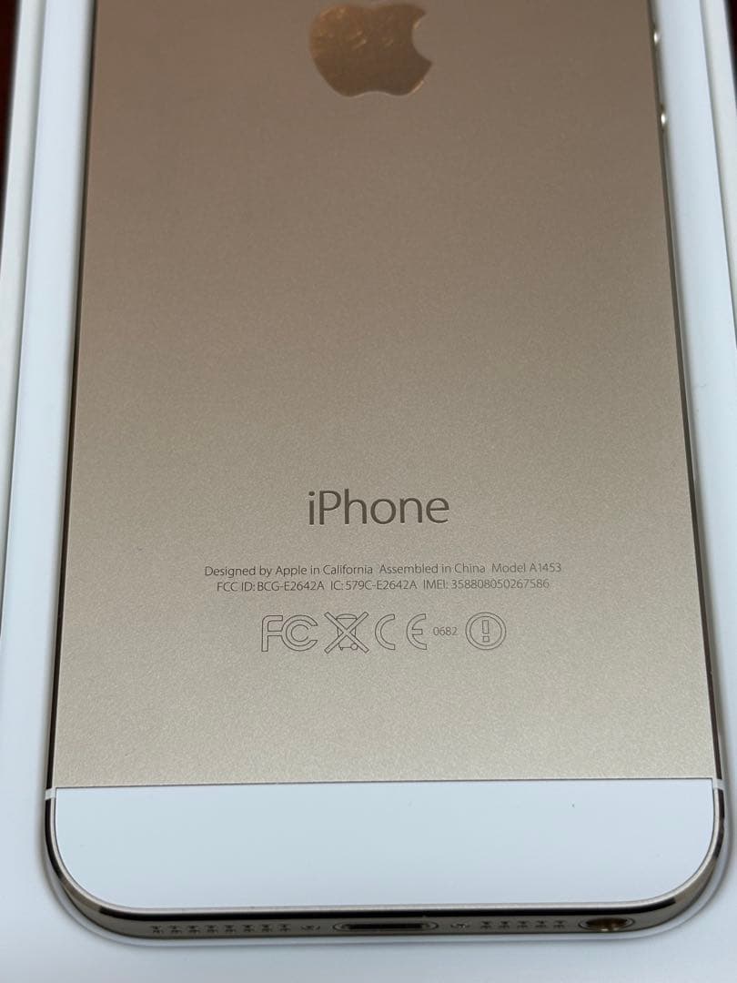 iPhone 5s 64GB ゴールド ME340J/A SoftBank 箱付