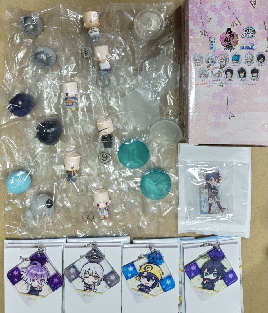 刀剣乱舞 フィギュア こえだらいず すわらせ隊 長義 則宗 清麿 水心子