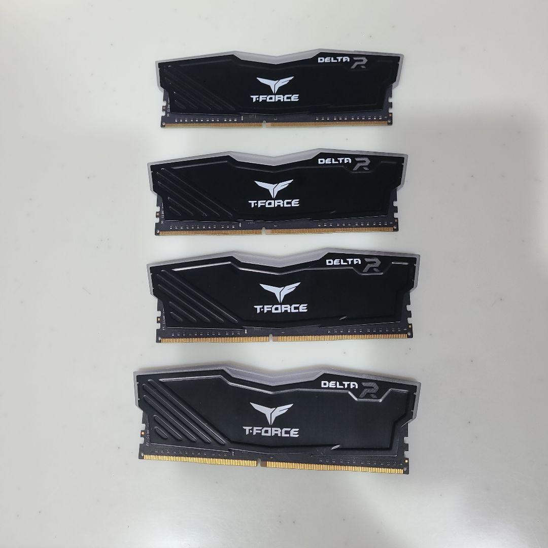 T-FORCE DELTA R 8GB DDR4 3200MHz 4枚セット