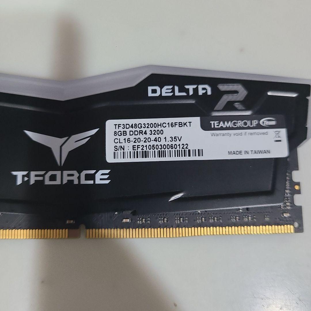 T-FORCE DELTA R 8GB DDR4 3200MHz 4枚セット