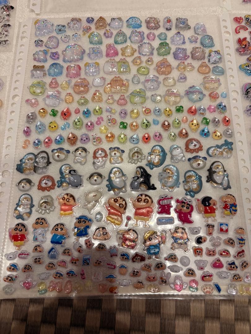 正規品ボンボンドロップシール、うるちゅる、プチドロ、様々 A4サイズバインダー