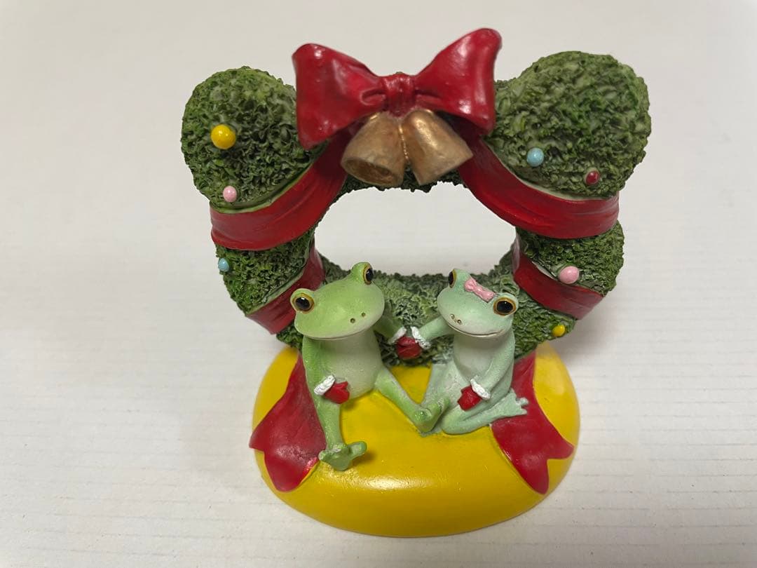 「Copeau」カエルのコポー「コポーとコポミ」置物 クリスマス３個セット