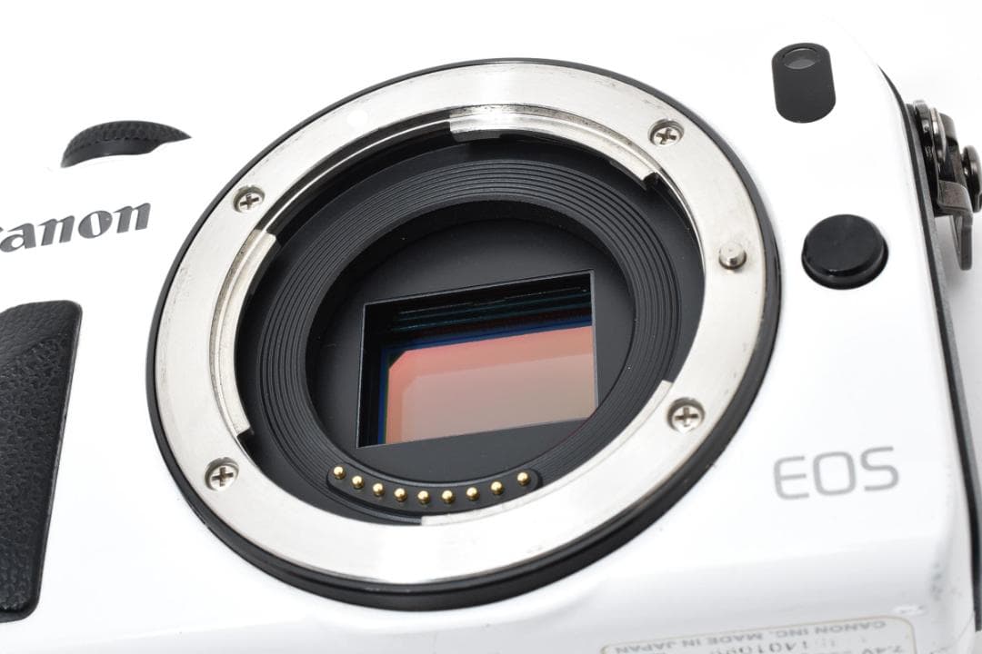 ＜1125＞【良品】Canon EOS M ホワイト ミラーレス一眼ボディ