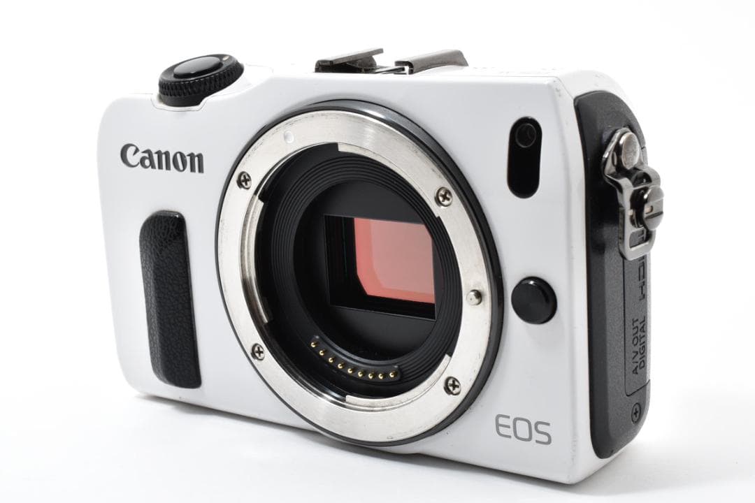 ＜1125＞【良品】Canon EOS M ホワイト ミラーレス一眼ボディ