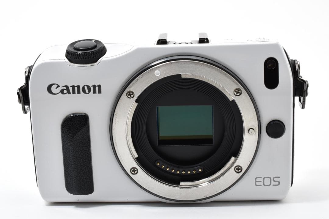 ＜1125＞【良品】Canon EOS M ホワイト ミラーレス一眼ボディ