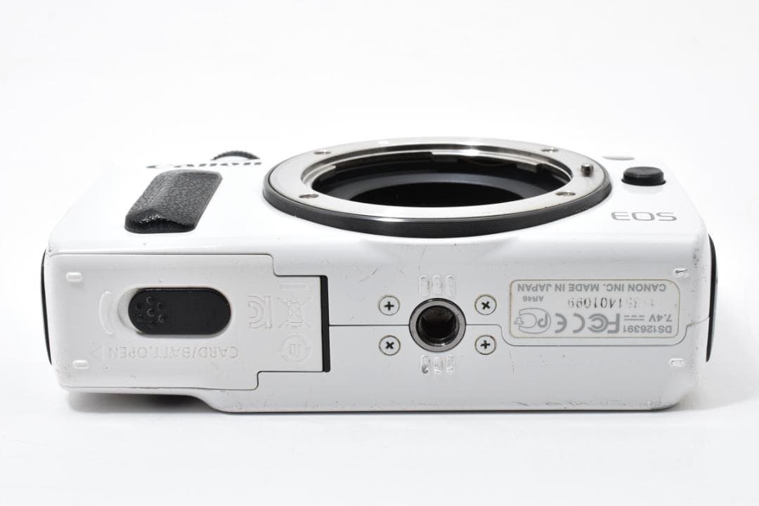 ＜1125＞【良品】Canon EOS M ホワイト ミラーレス一眼ボディ