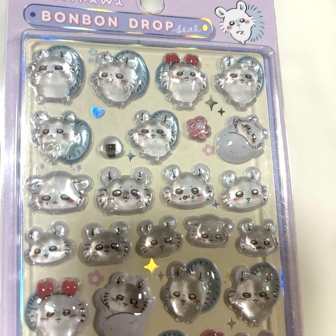 国内正規品ボンボンドロップシールちいかわモモンガ第二弾ストーンシール