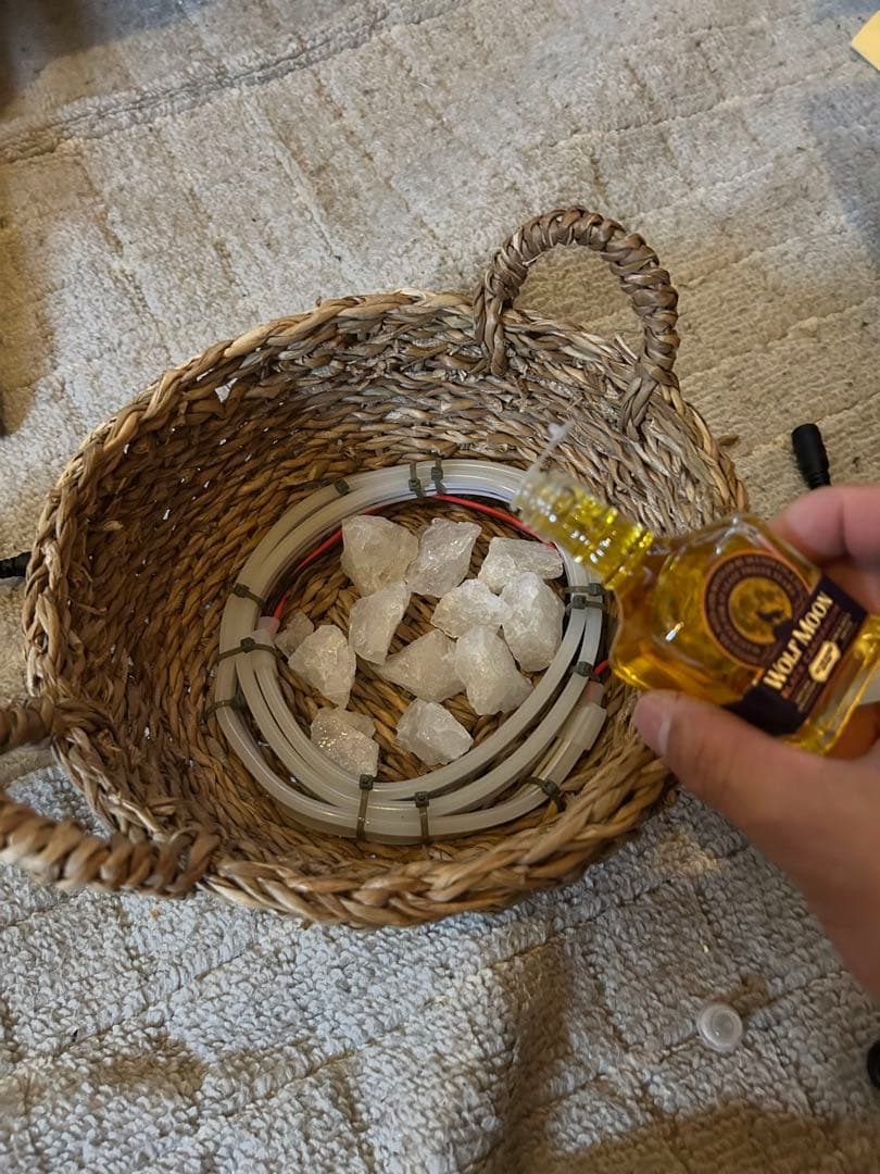 青薔薇 間接照明