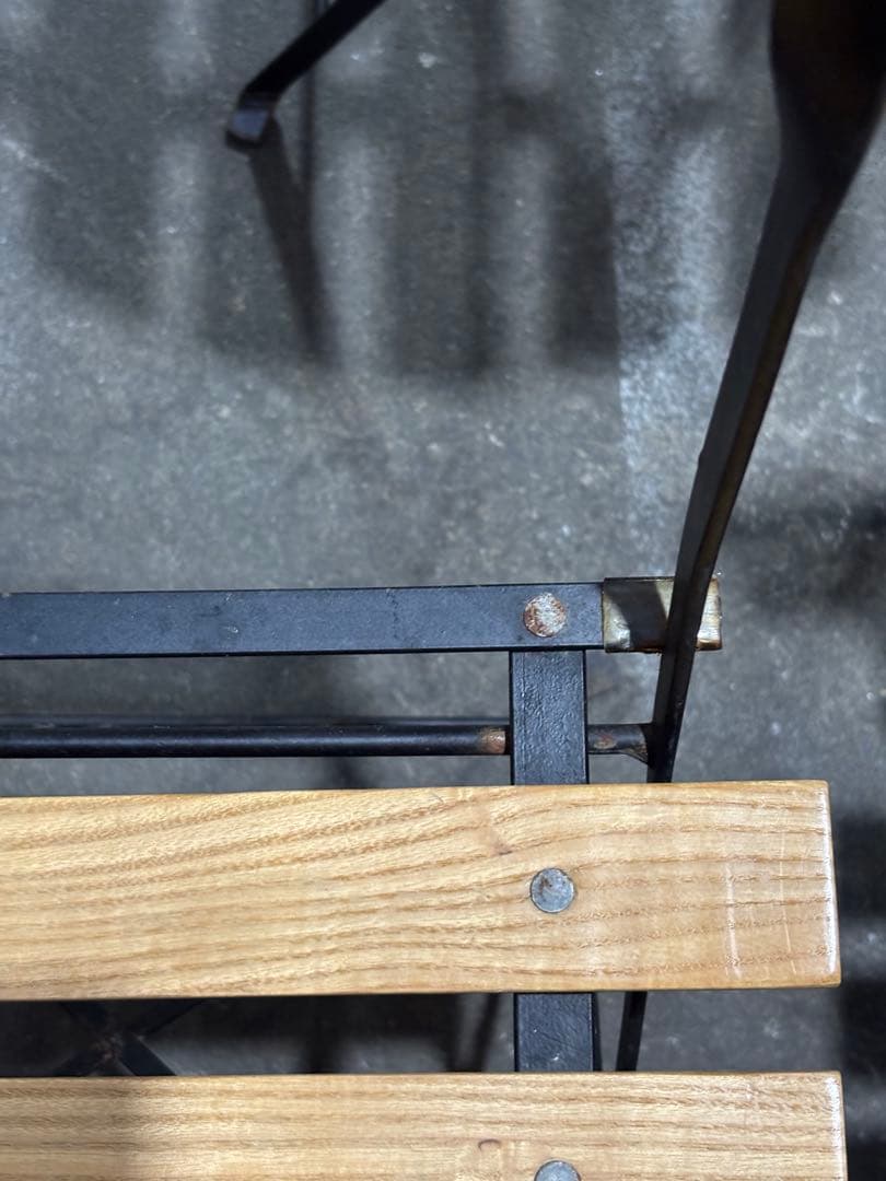 ガーデンテーブル&チェアセット 木目