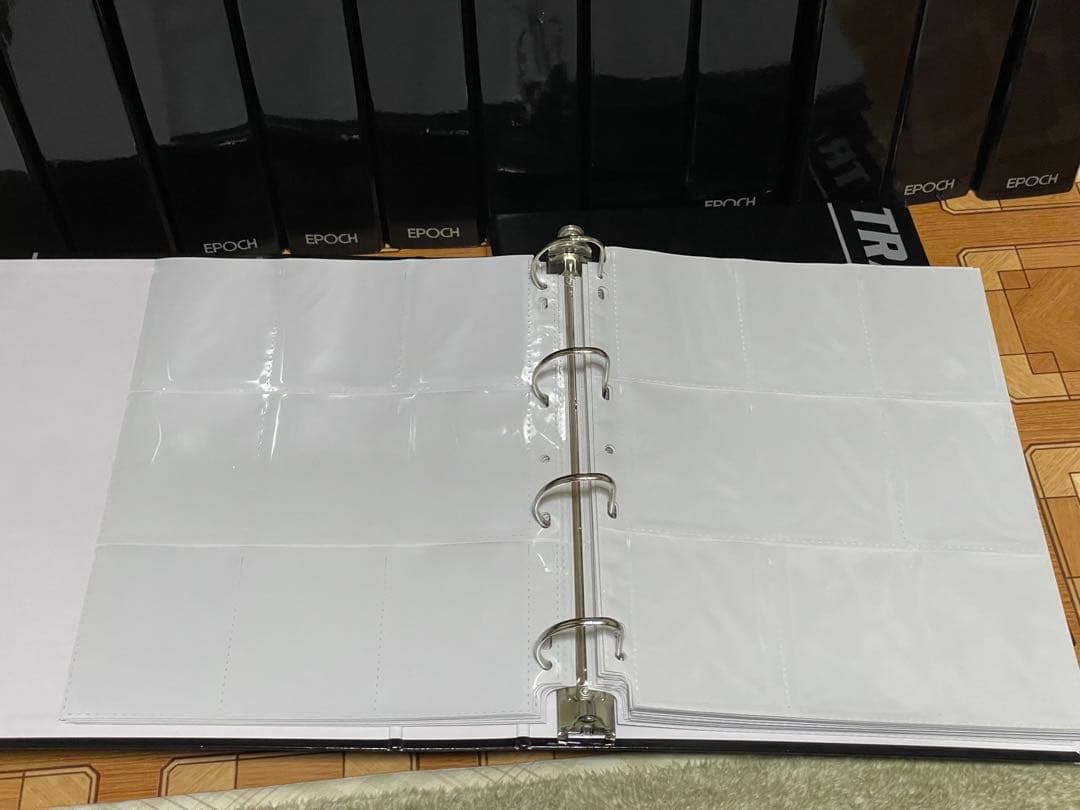 エポック社 トレーディングカードバインダー　13冊+スリム1冊　中古品