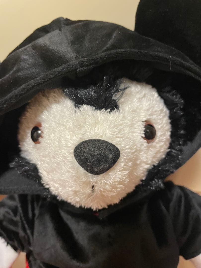 海外限定　黒いダッフィー+ミッキー衣装セット　ブラックダッフィー