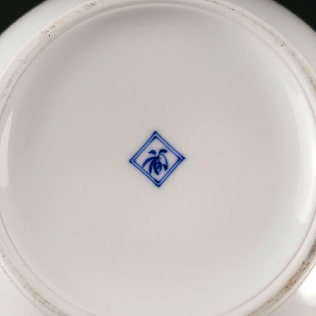 Y2293-77 香蘭社 染錦 椿図 花瓶 花器 有田焼