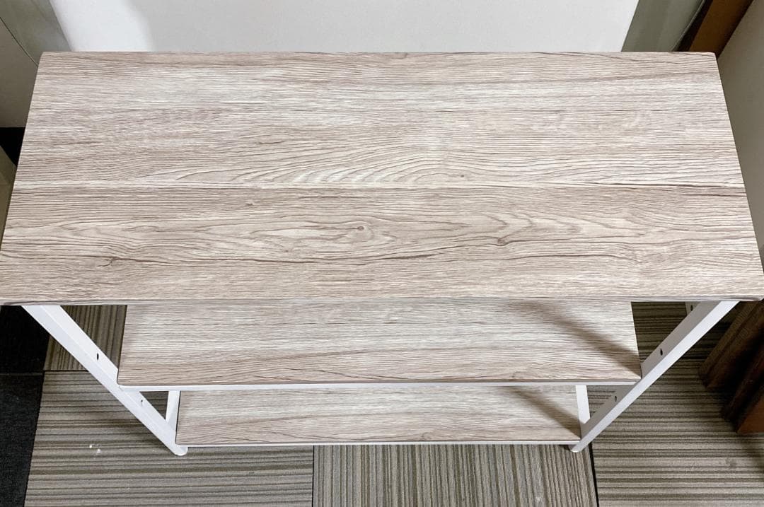 デスク チェア ３段ラック 3点セット コンセント付 レイアウト自由 美品