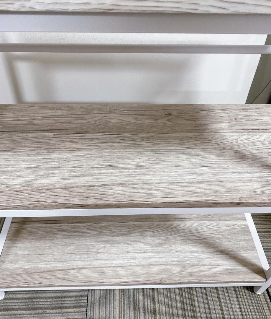 デスク チェア ３段ラック 3点セット コンセント付 レイアウト自由 美品