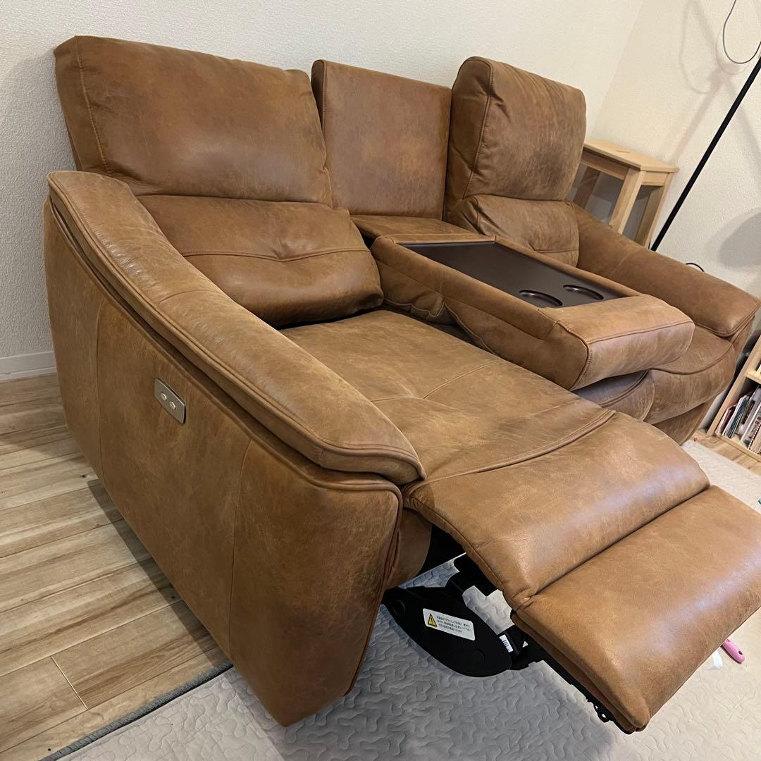 【お値下げ！】関家具 バッジオ 電動ソファ 3人掛け【定価80%OFF!】