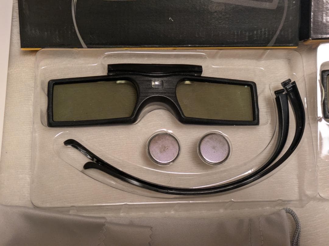 PERGEAR 3Dアクティブグラス 144Hz対応 3Dグラス ４個セット