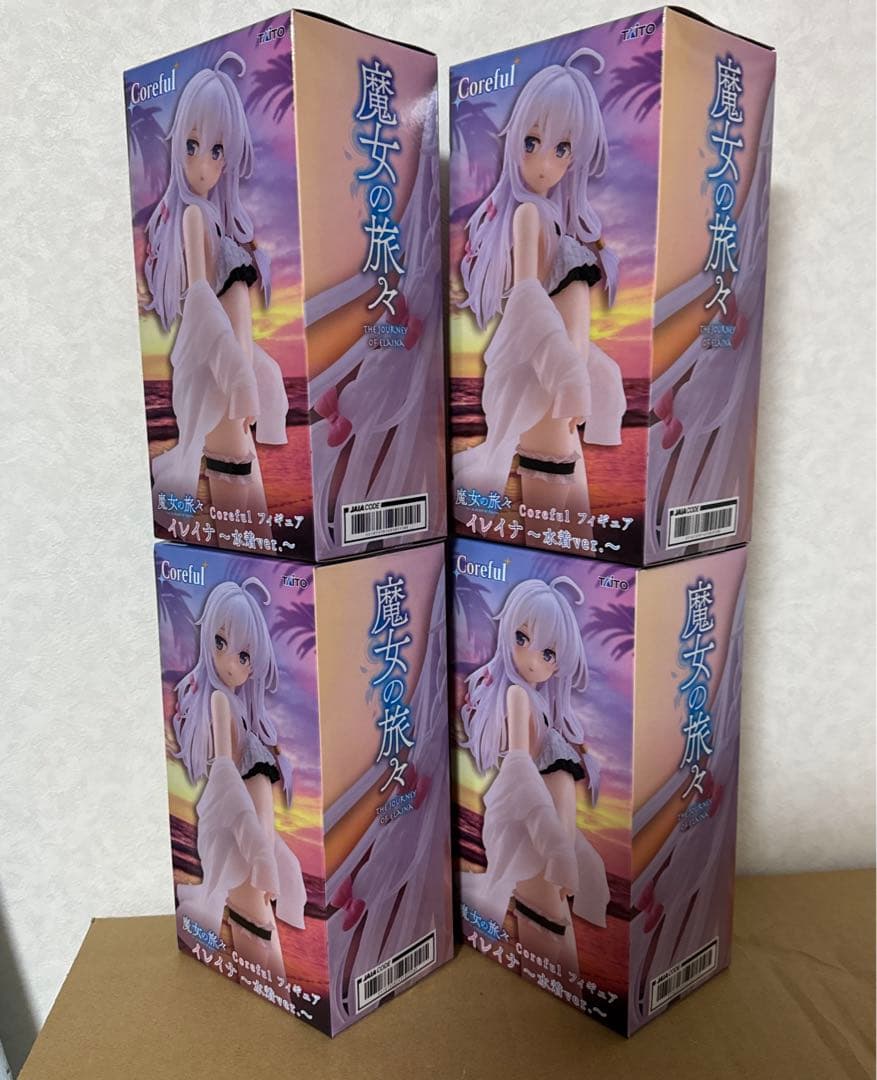 新品未開封 魔女の旅々 イレイナ Coreful 水着 フィギュア 4個