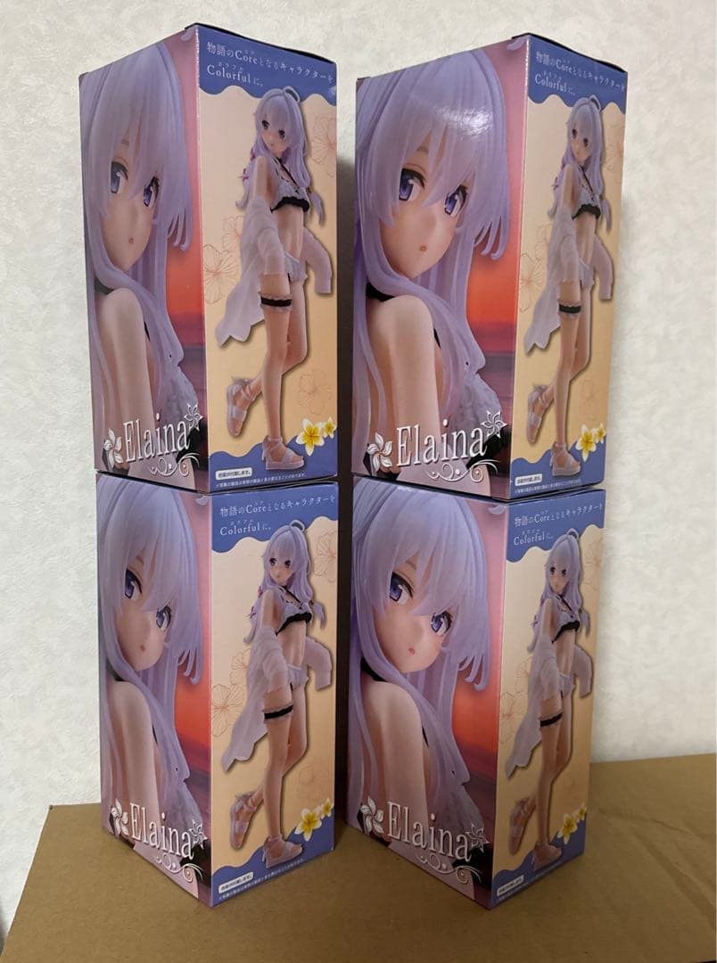 新品未開封 魔女の旅々 イレイナ Coreful 水着 フィギュア 4個