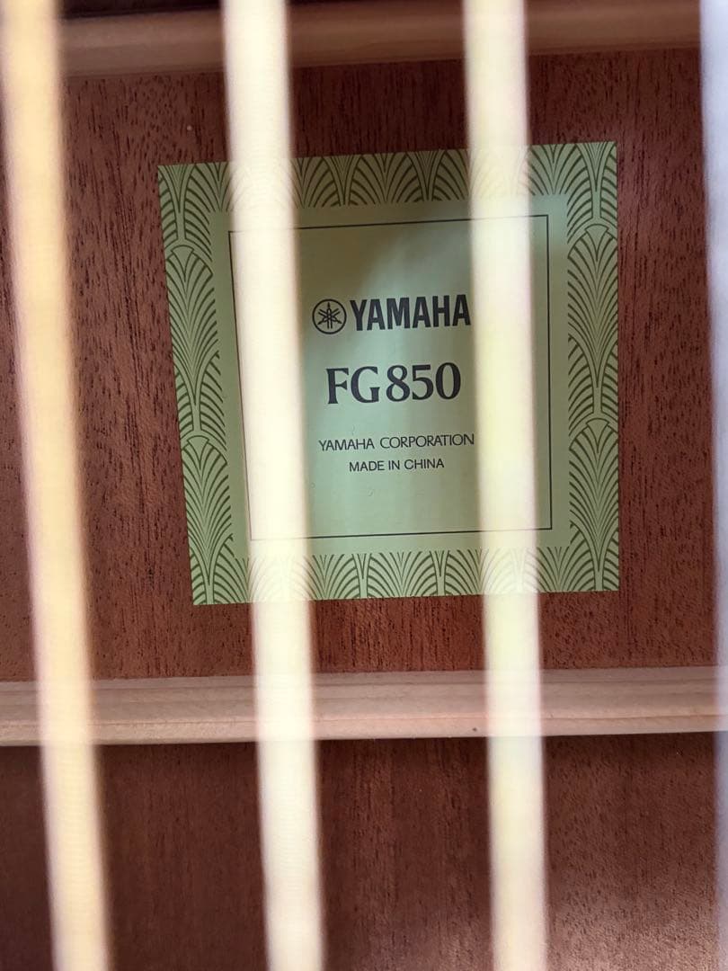 YAMAHA ヤマハFG850　アコースティックギター　鳴り良好
