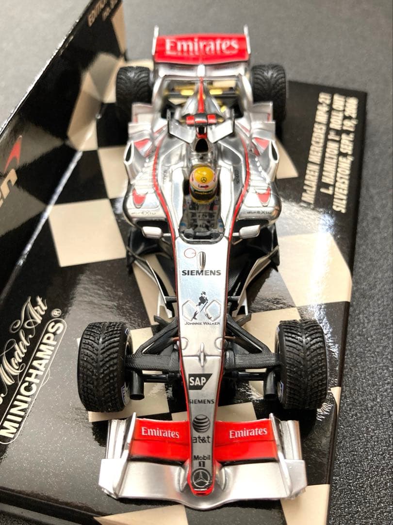 【貴重】1/43ミニチャンプス マクラーレンMP4-21 L.ハミルトン初テスト