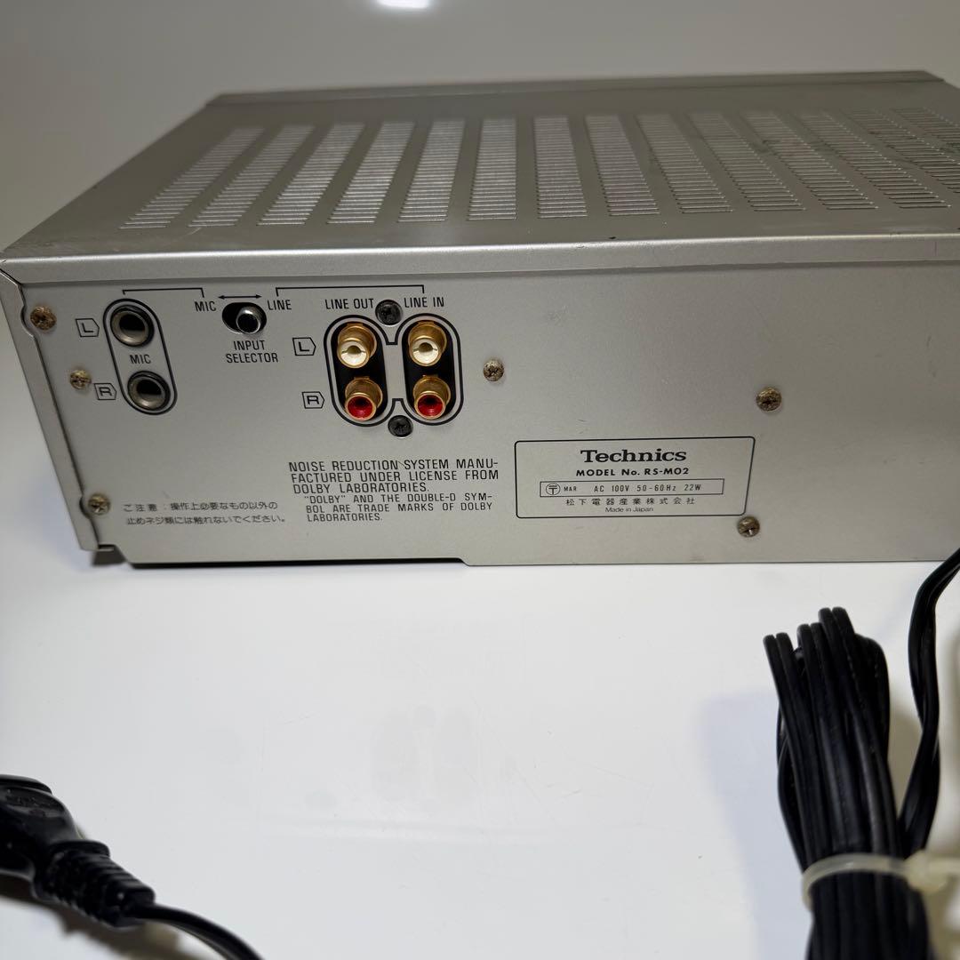 希少✨Technics RS-M02 ステレオカセットデッキ 再生確認済
