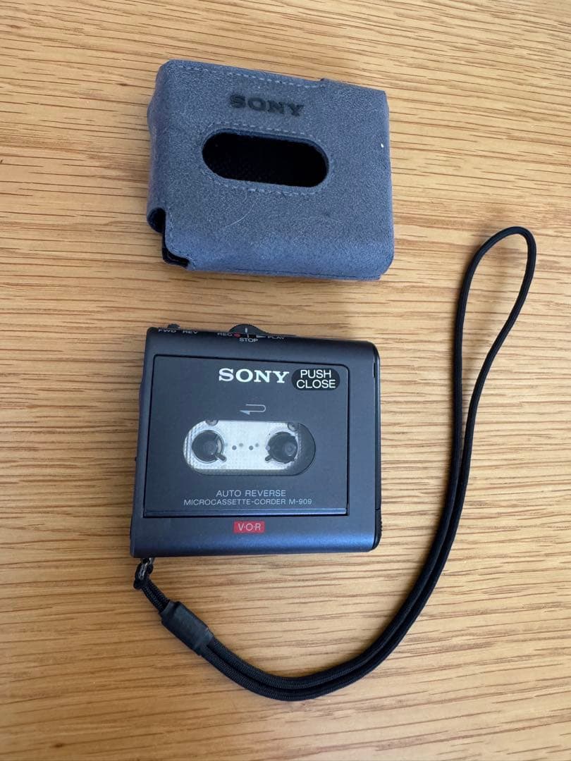 【美品】SONYマイクロカセットレコーダーM909