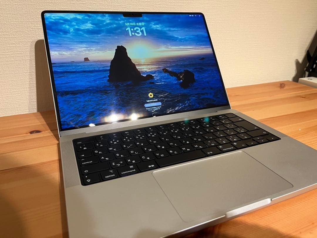 極美品MacBookPro 14インチM3 16GB 512GB 最大容量97%