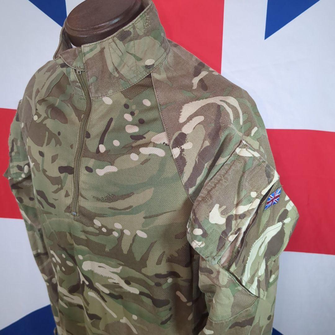 イギリス軍 UBACシャツ EP MTPカモ M（ベルクロパネルパッチ付）