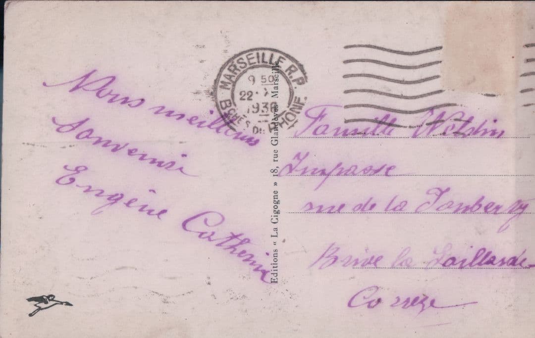 アンティーク　ポストカード#043