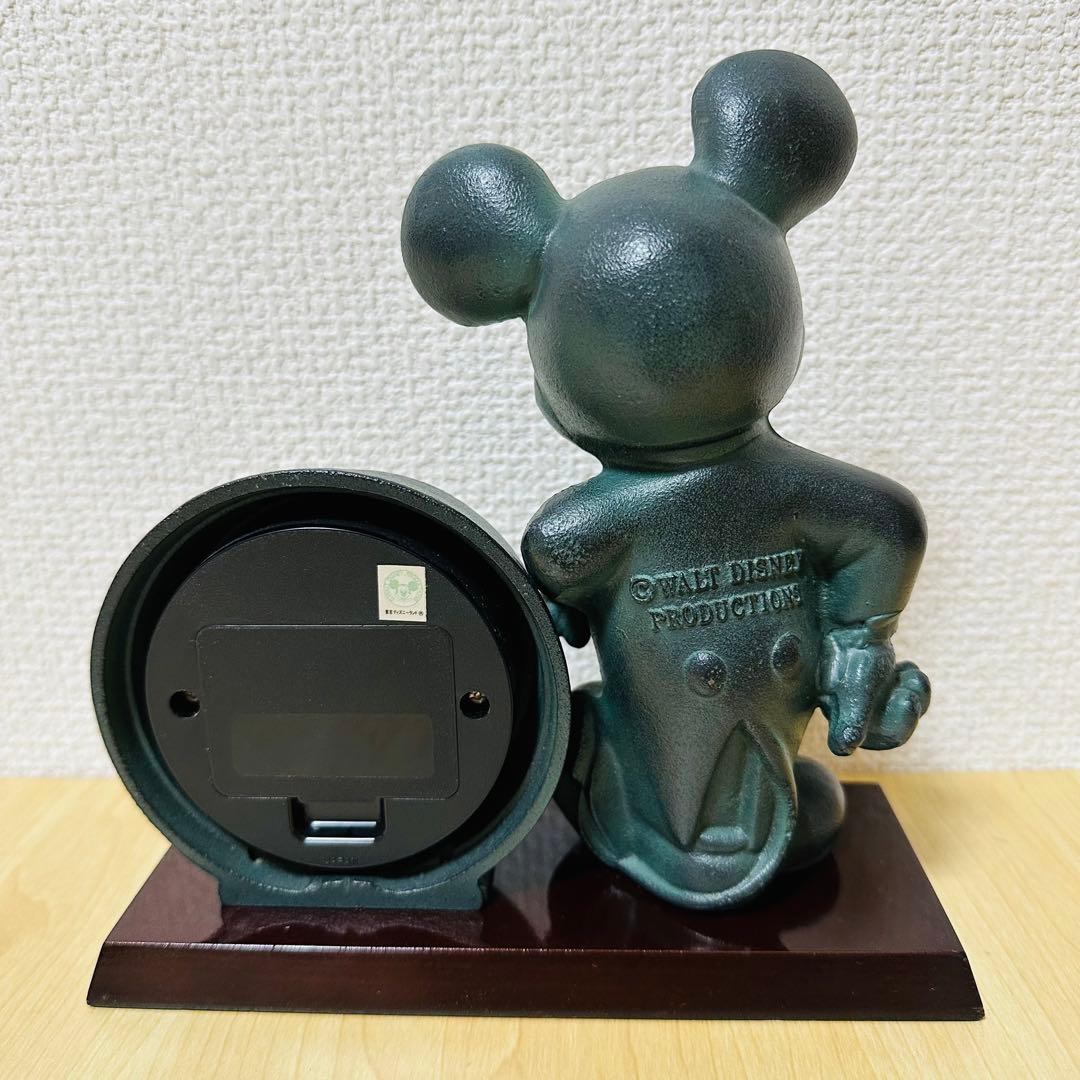 ミッキーマウス　ブロンズ　置き時計