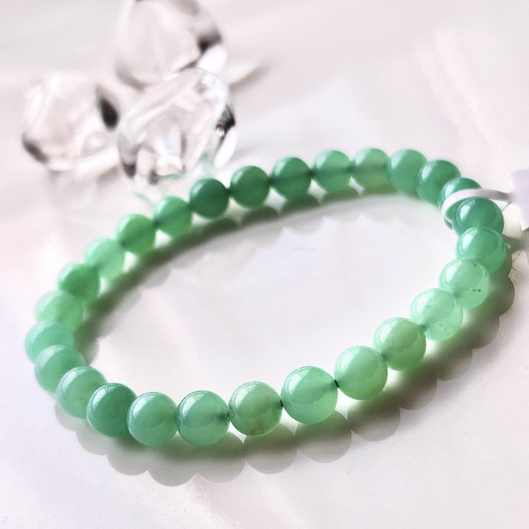 高発色　高品質　クリソプレーズブレスレット　クリソプレーズ　オーストラリア産