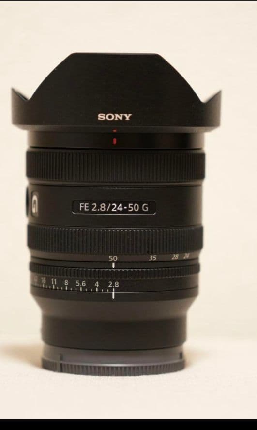 SONY FE 2.8/24-50 G プロテクター付属