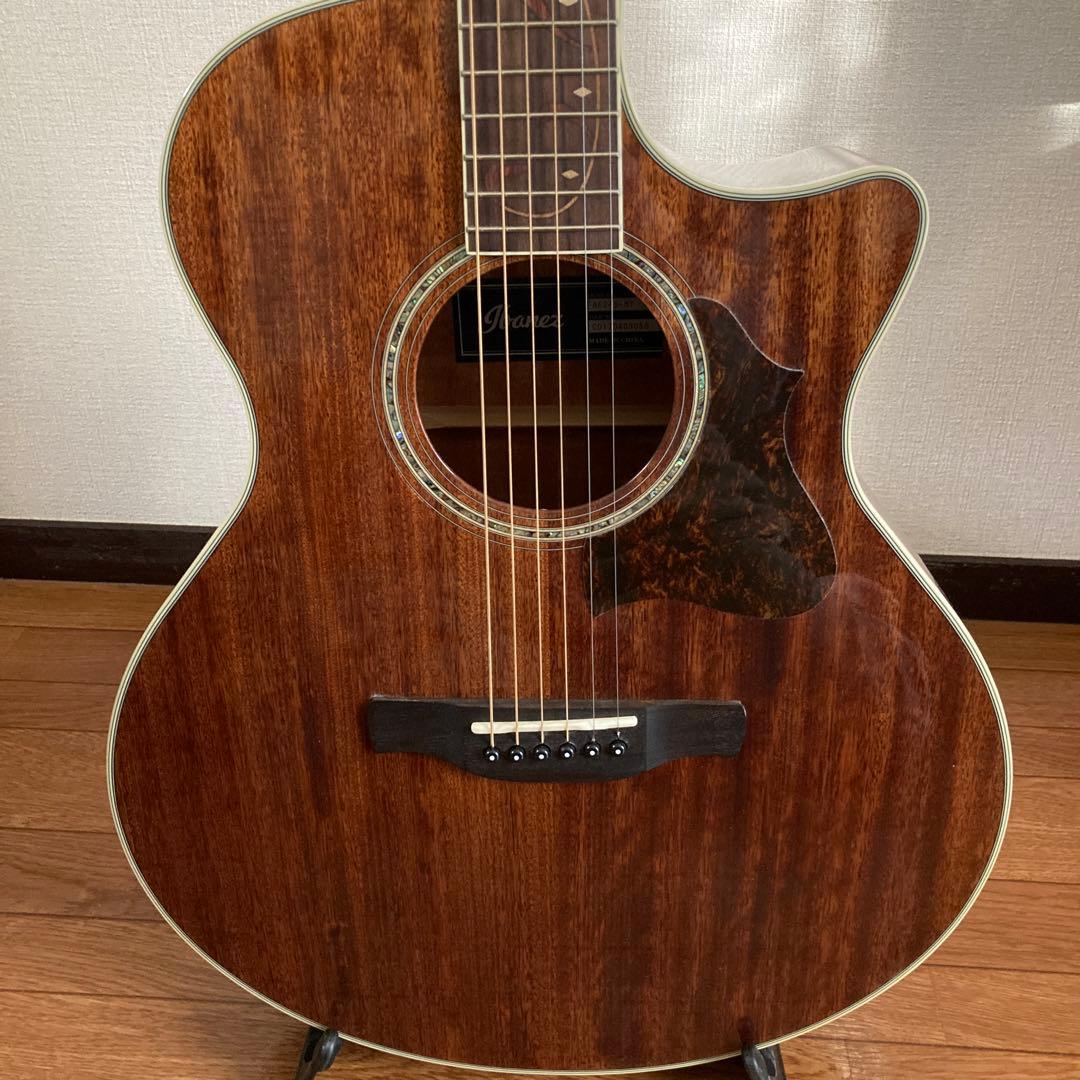 【美品】Ibanez AE245-NT エレアコ オールマホガニー