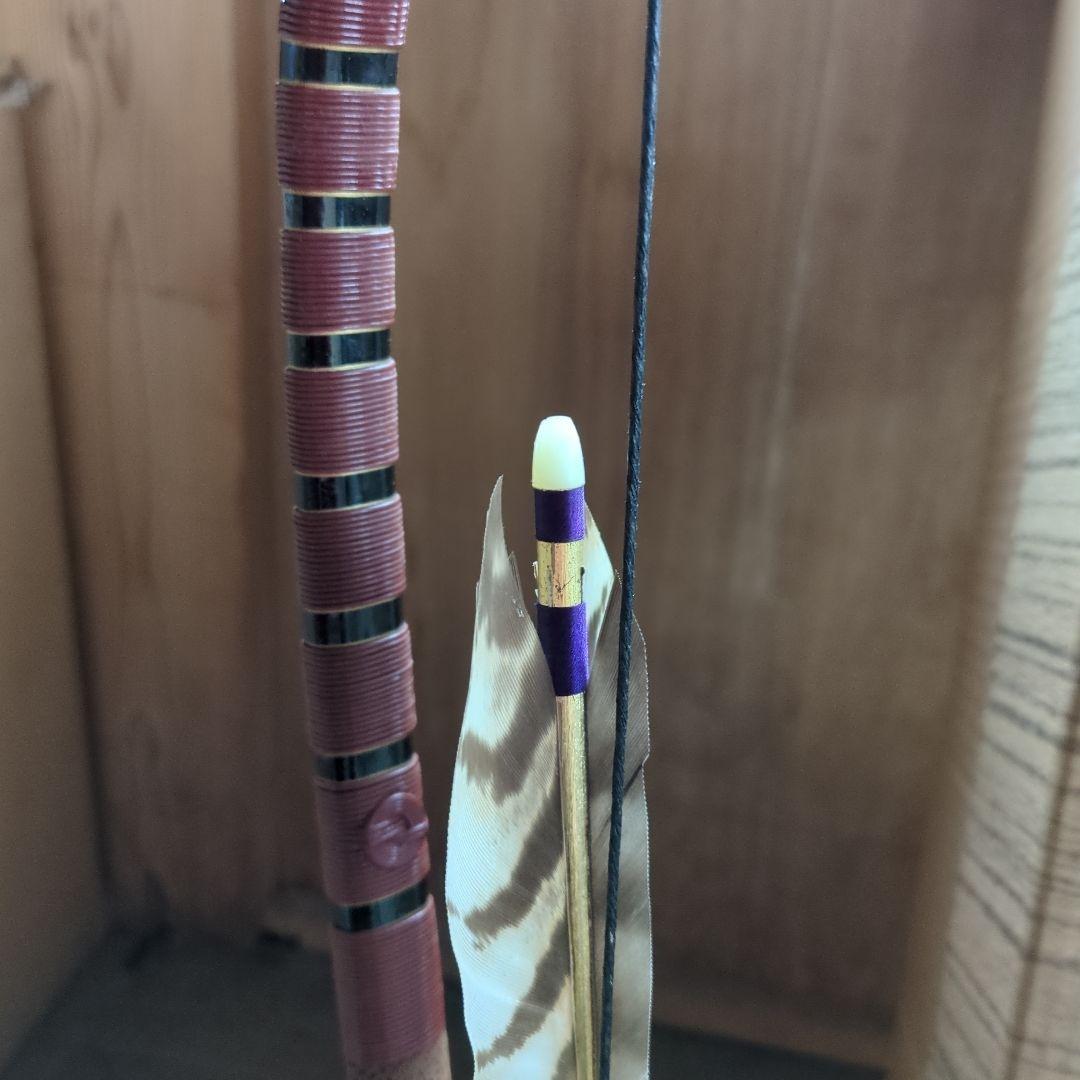 五月人形 木製 弓と刀