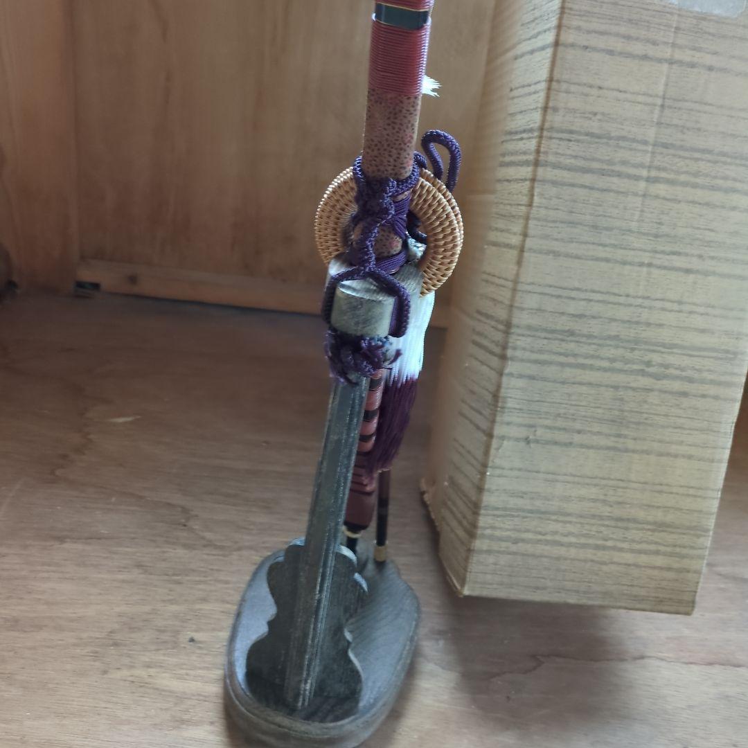 五月人形 木製 弓と刀