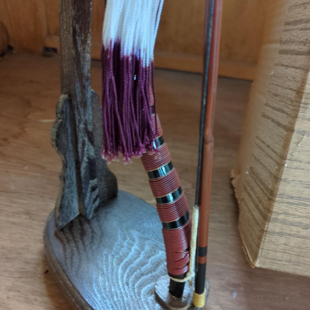 五月人形 木製 弓と刀