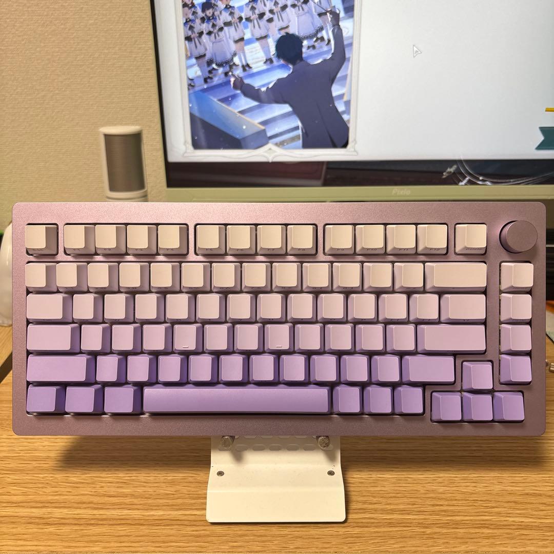 MonsGeek M1HE グラデーションパープル 英語配列キーボード 本体