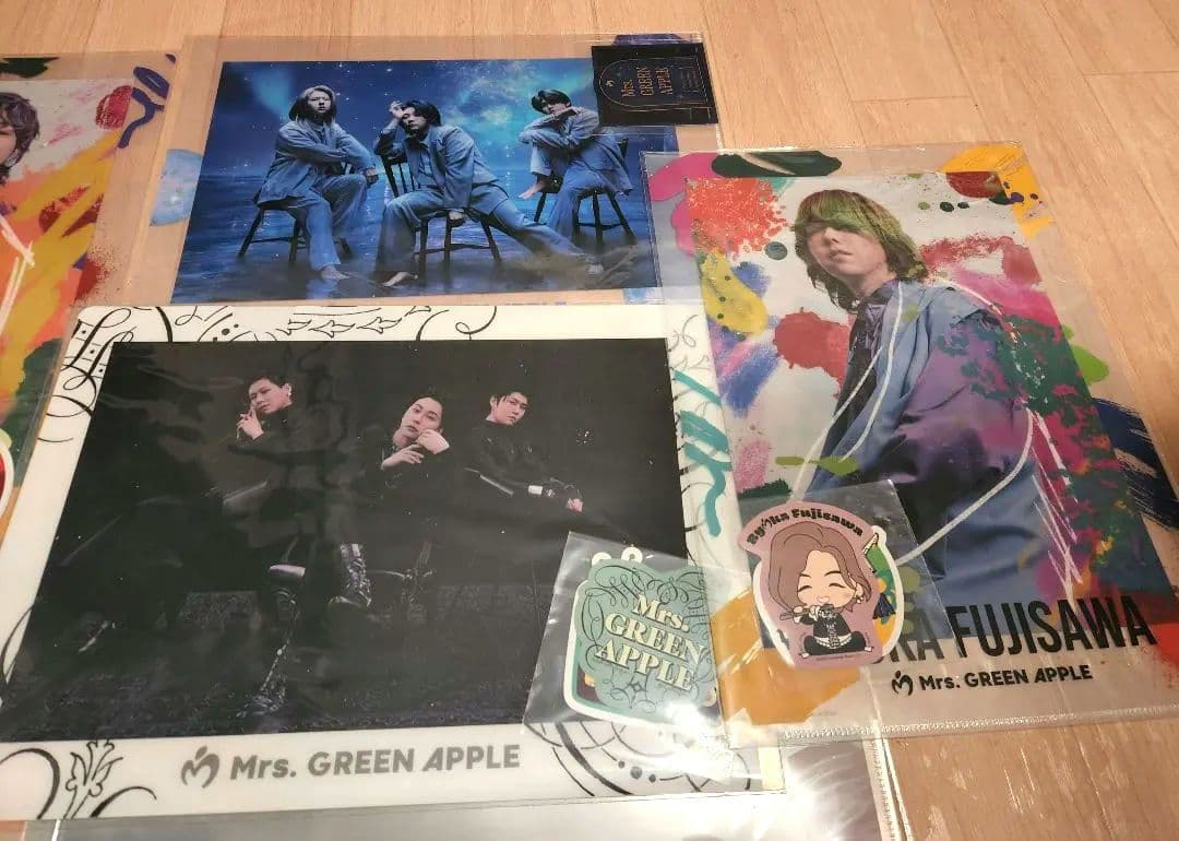 Mrs.GREEN APPLE ミセス1番くじクリアファイル+ステッカーセット