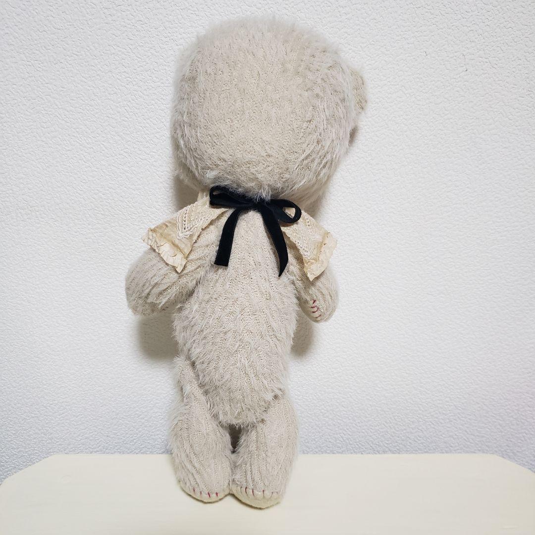 No.536 テディベア　BD 2025.4.23 ライトベージュ×つけ襟