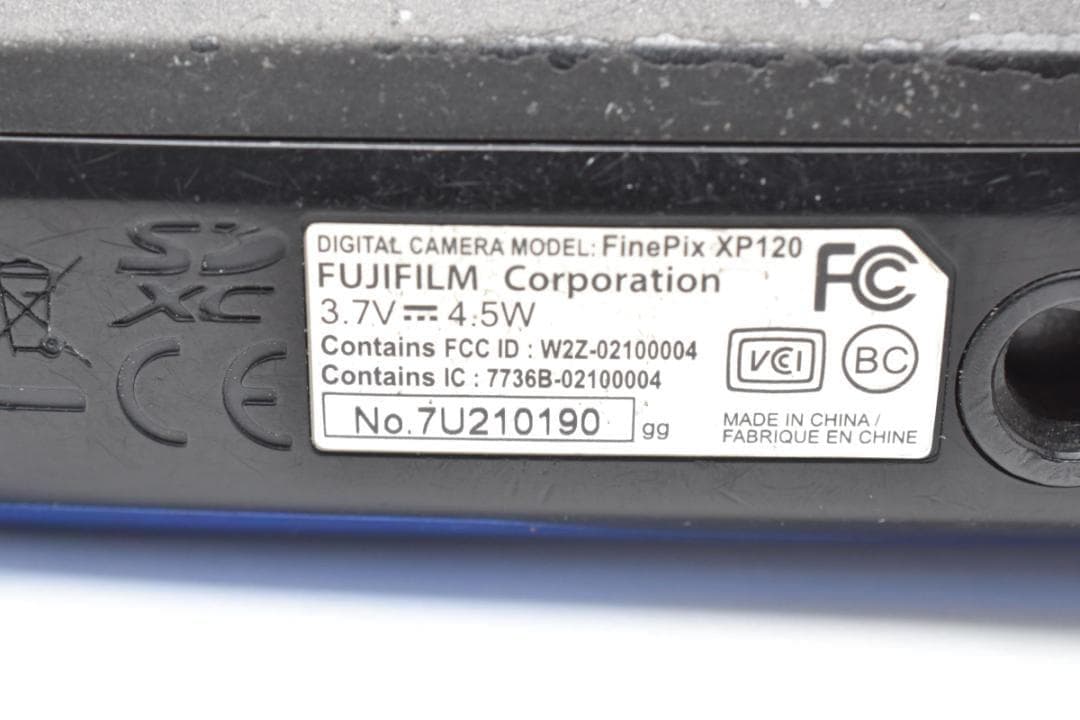 フジフイルム　FUJIFILM FinePix XP120