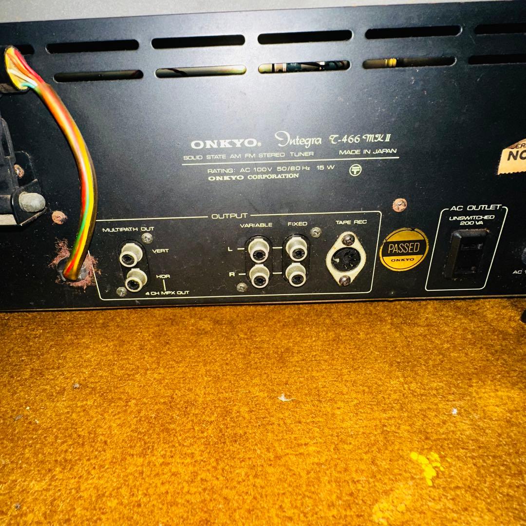 ONKYO Integra T-466MKII FM/AMチューナー オーディオ