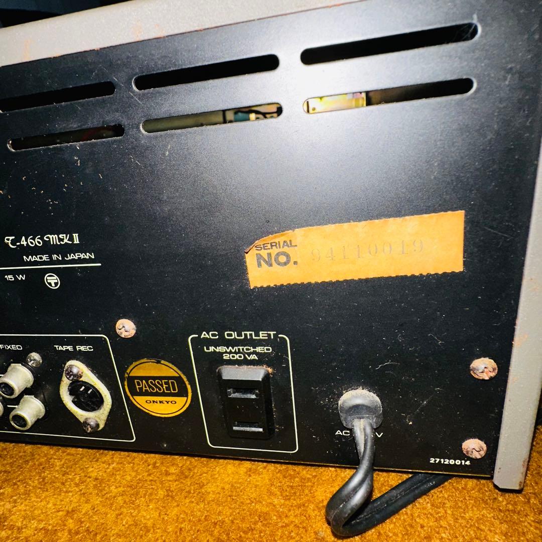 ONKYO Integra T-466MKII FM/AMチューナー オーディオ