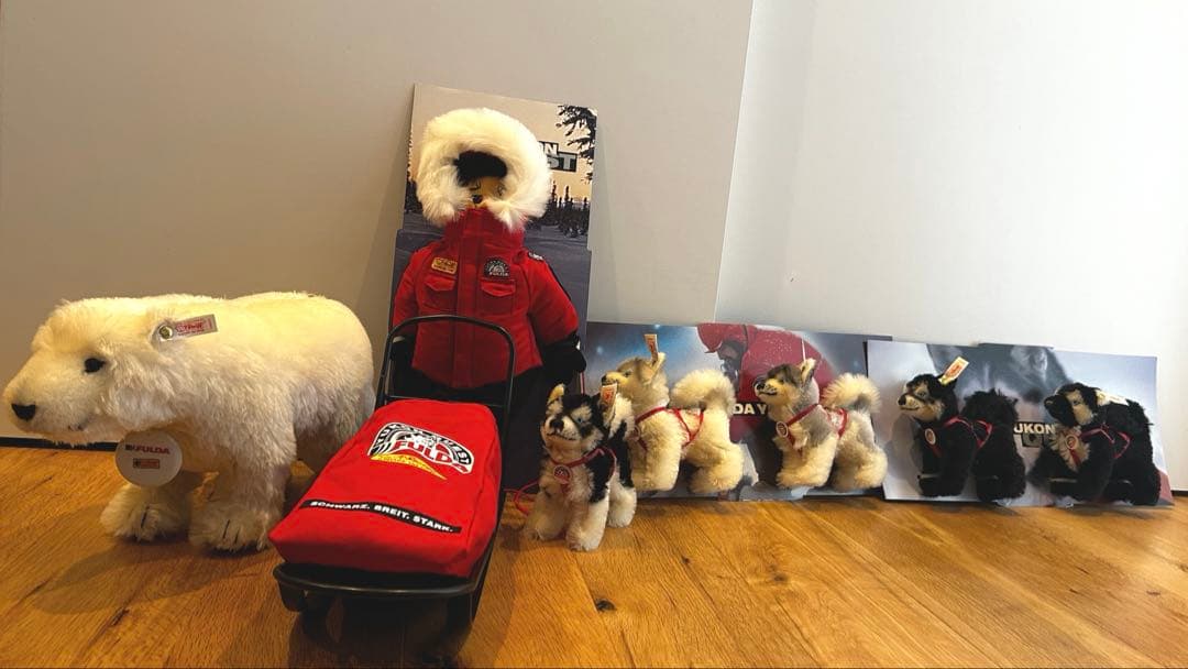 限定品レア全セット　Steiff シュタイフ×FULDA YUKON QUEST