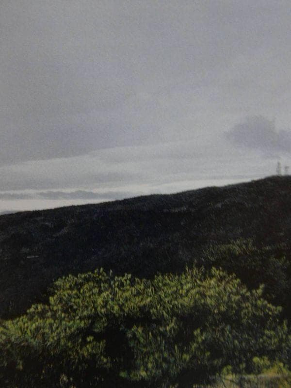 大畑稔浩、『瀬戸内海と野呂山』、希少画集より、状態良好、新品木製額・額装付