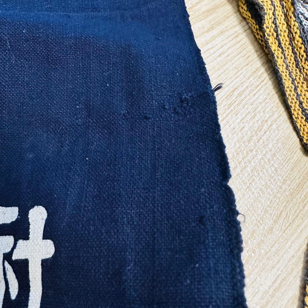 訳あり　厚手レトロ帆布　酒屋帆前掛け　エプロン