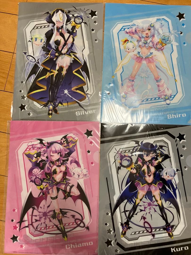 ボンバーガール クリアファイル セット
